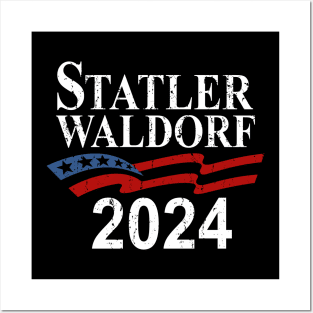 Statler and Waldorf For President Posters and Art